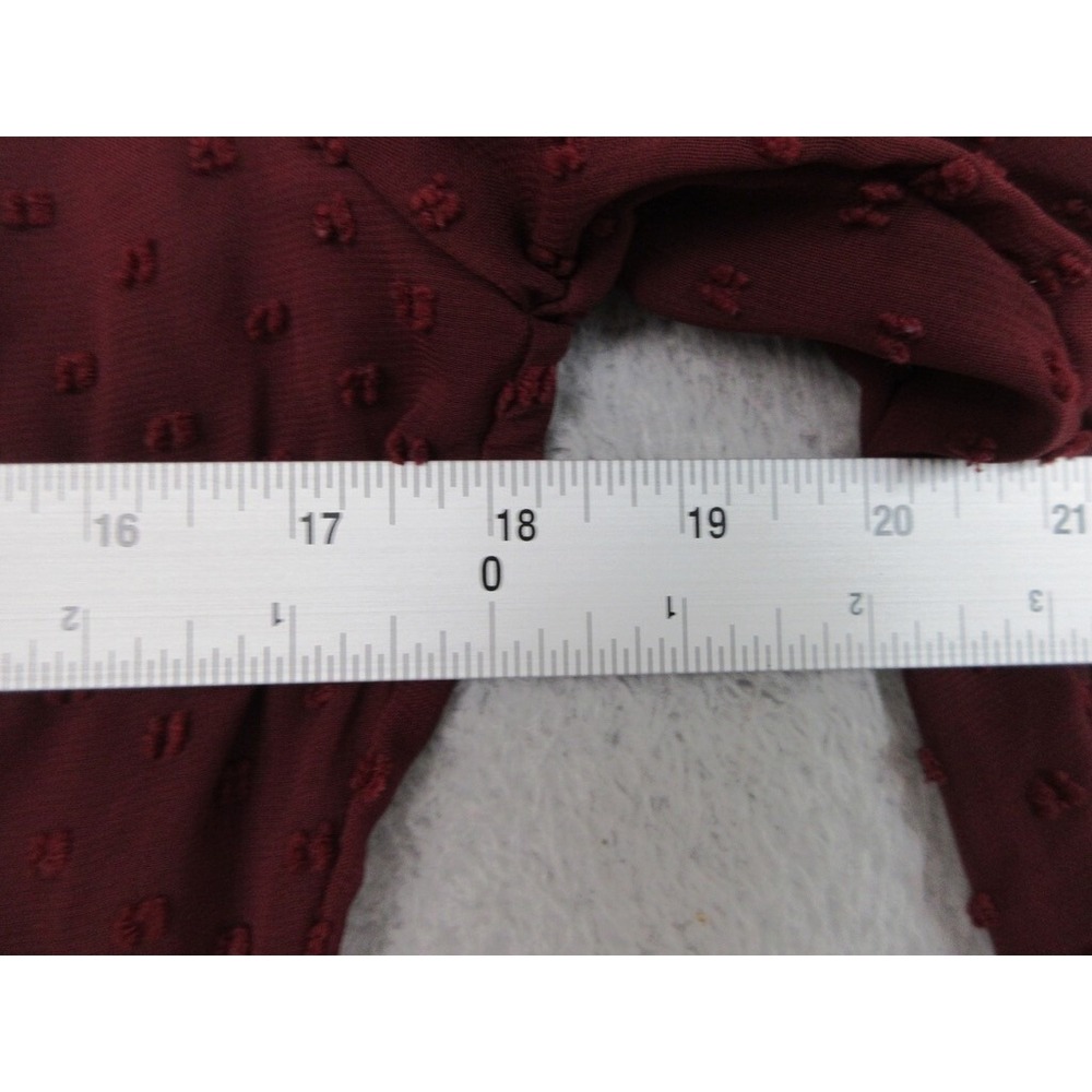 Trixxi Dress Womens L Red‎ Sheer Dark Romance Cottagecore Whimsy Earthy Ethereal - Picture 13 of 16